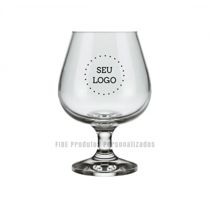 Taça de Vidro Para Conhaque Personalizada