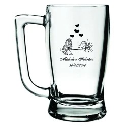 Caneca Vidro Personalizada Brinde