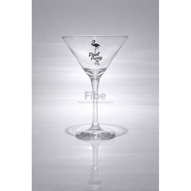 Taça Martini Vidro Impressa